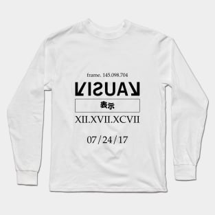 VISUAL REP 001. Long Sleeve T-Shirt